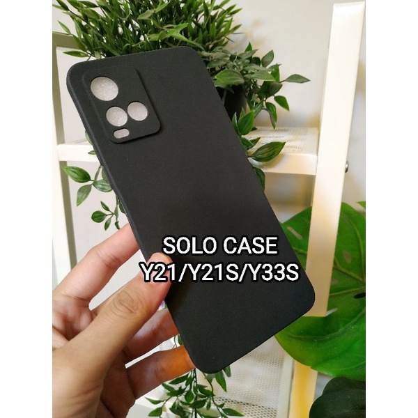 Soft Case Silikon Black Matte Vivo Y21 2021 Vivo Y21S Vivo Y33S