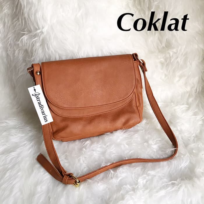BARANG MURAH TAS STRADIVARIUS MESSENGER BATAM STRADI SELEMPANG IMPORT MURAH - HITAM CEPETAN..