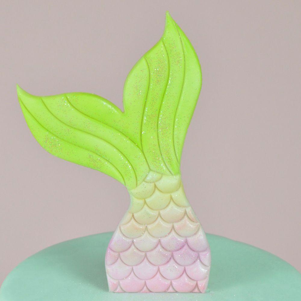 Populer 2pcs Cetakan Kue Mermaid Dapur Sugarcraft Alat Baking Cookie Cutter