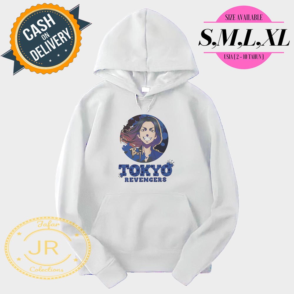 Hodie Anak Tokyo Revengers Baji Terbaru/Jaket Hoodie Anak Baji Tokyo Revengers Murah Trend