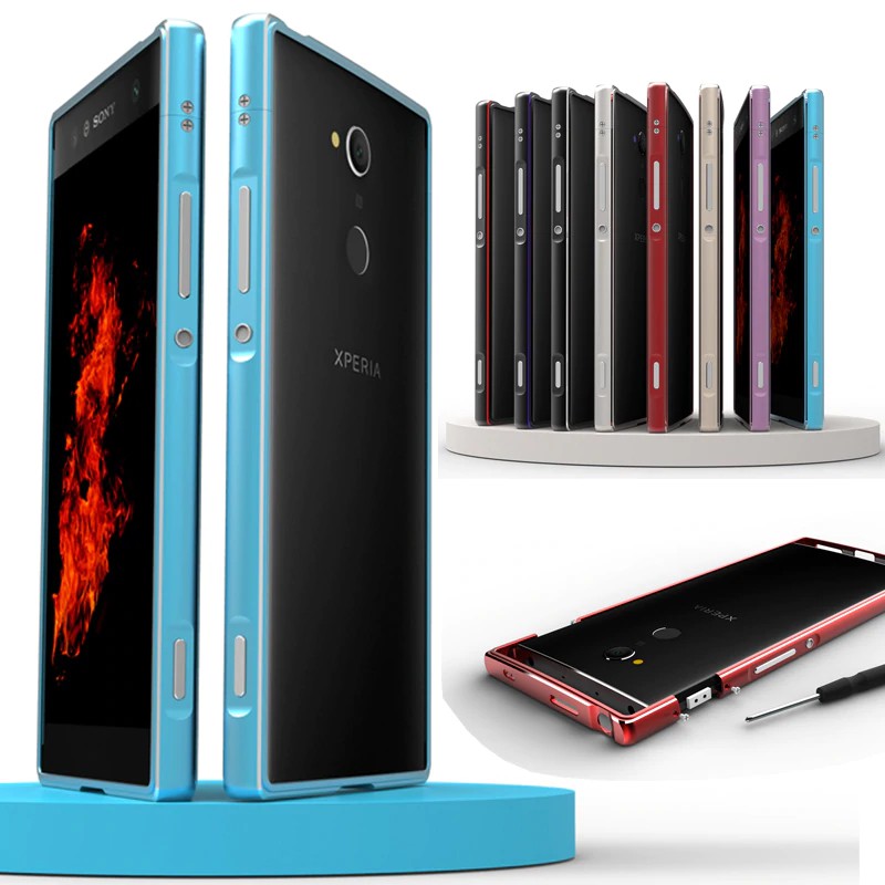 Aluminum Bumper Case For Sony Xperia XZ3 XZ2 Compact XC XZ XZ1 Metal Frame Phone Cover For Sony XA1