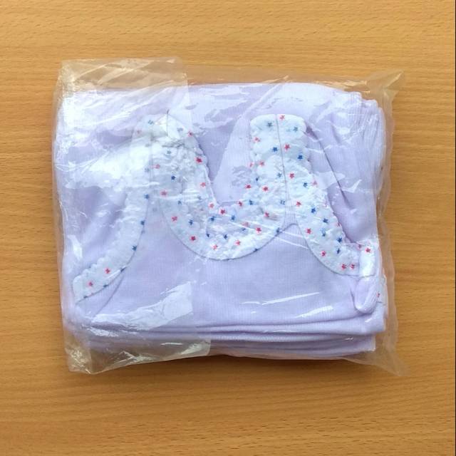 1 LUSIN (12 pcs) Singlet bayi PUTIH ukuran S / M / L / XL harga GROSIR