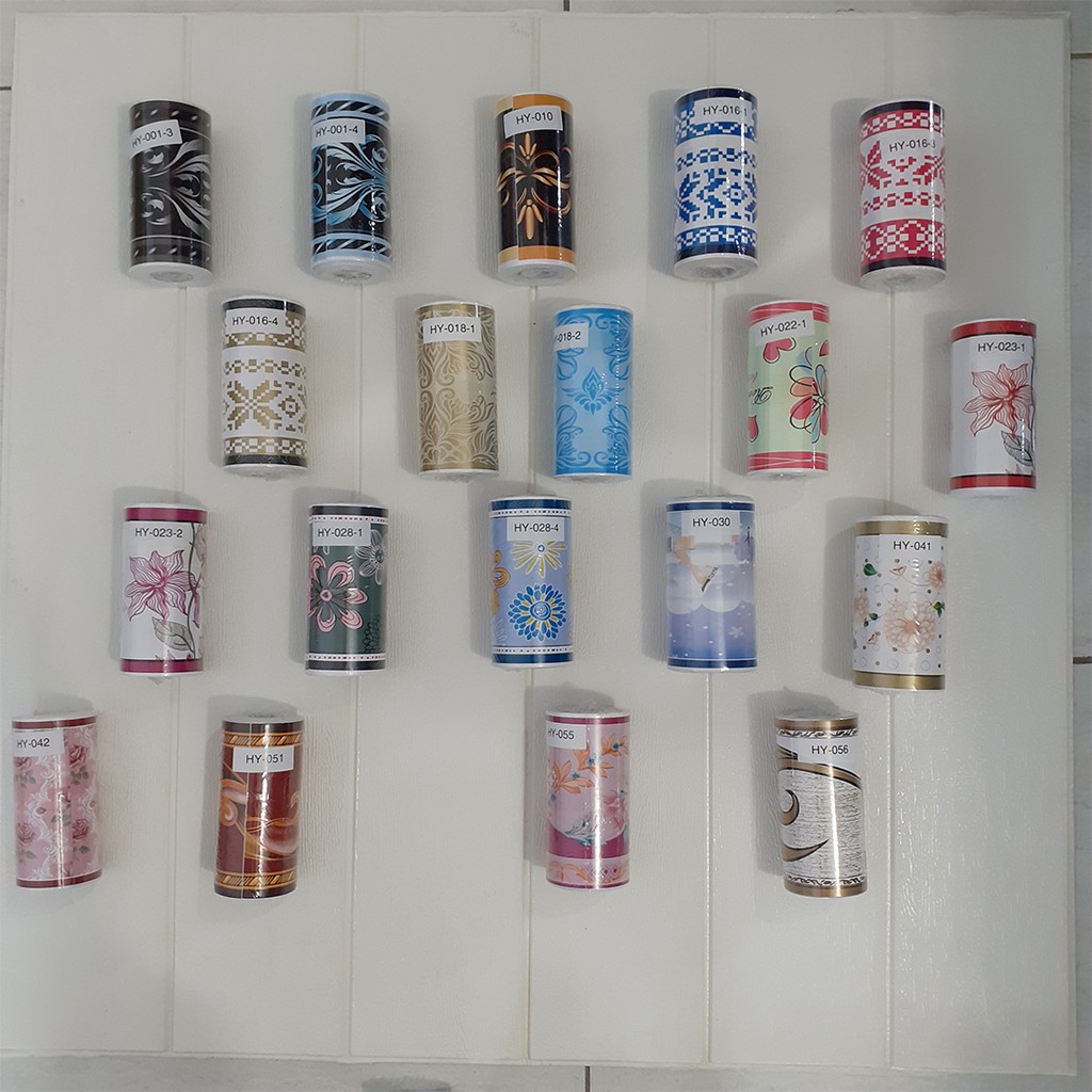 Wall border list premium stiker border list wallpaper Border Motif 10meter tekstur timbul wallpaper list border