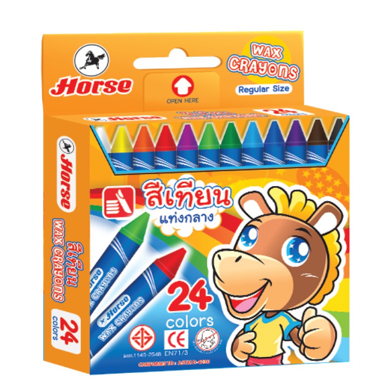 

Wax Crayon 24 Warna Medium Size / CRAYON