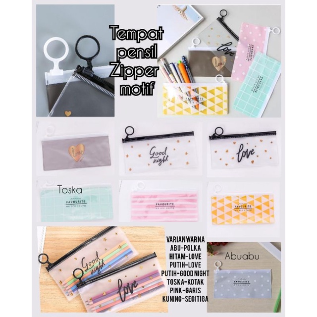 

MB.ID - Pouch Zipper /Tempat pensil / organizer traveling