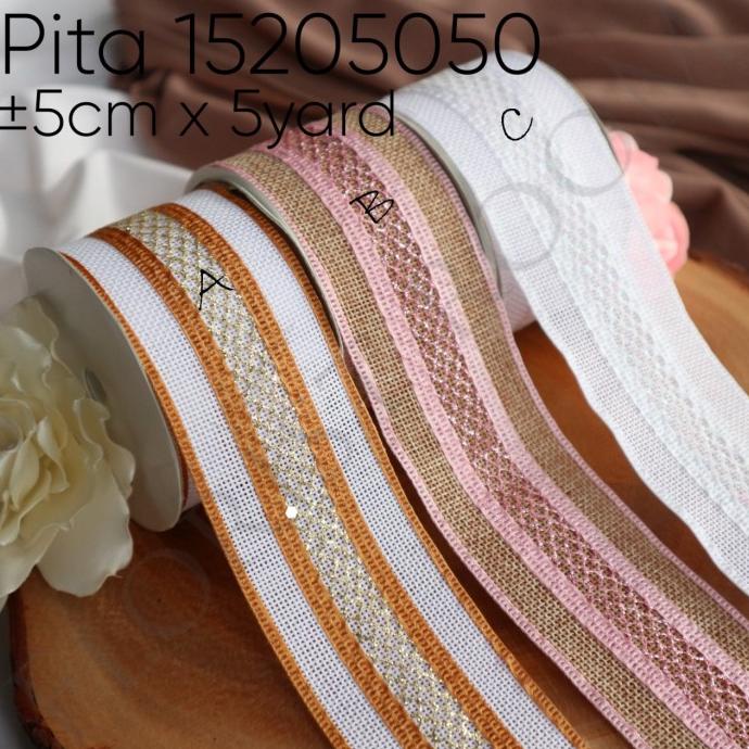 

Sale!!! Pita 15205050 5Cm X 5 Yard - Ribbon - Hampers - Paling Dicari