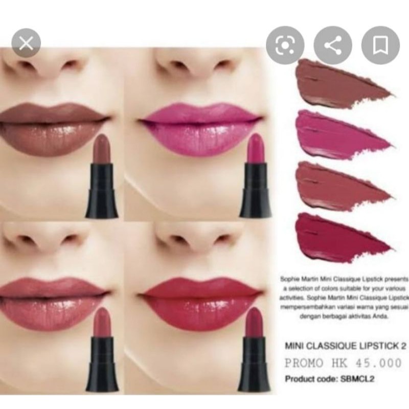lipstick mini sophie paris promo