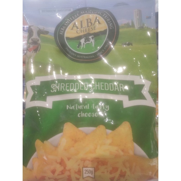 

keju cheddar parut alba