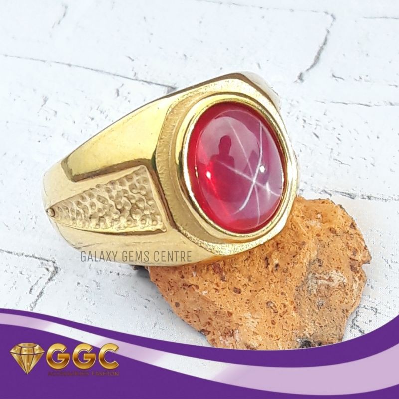Cincin Pria Batu Star 6 Korean Style