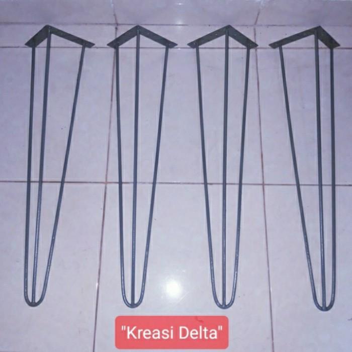 Meja Kaki Meja, Kursi Besi Behel 3 Layer