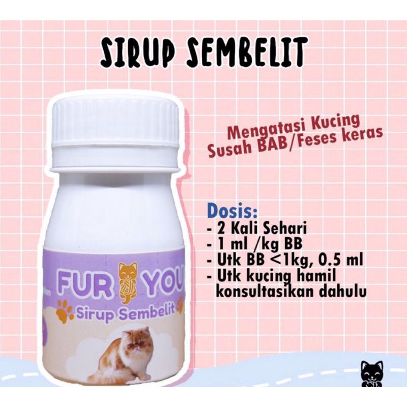 obat sirup sembelit kucing