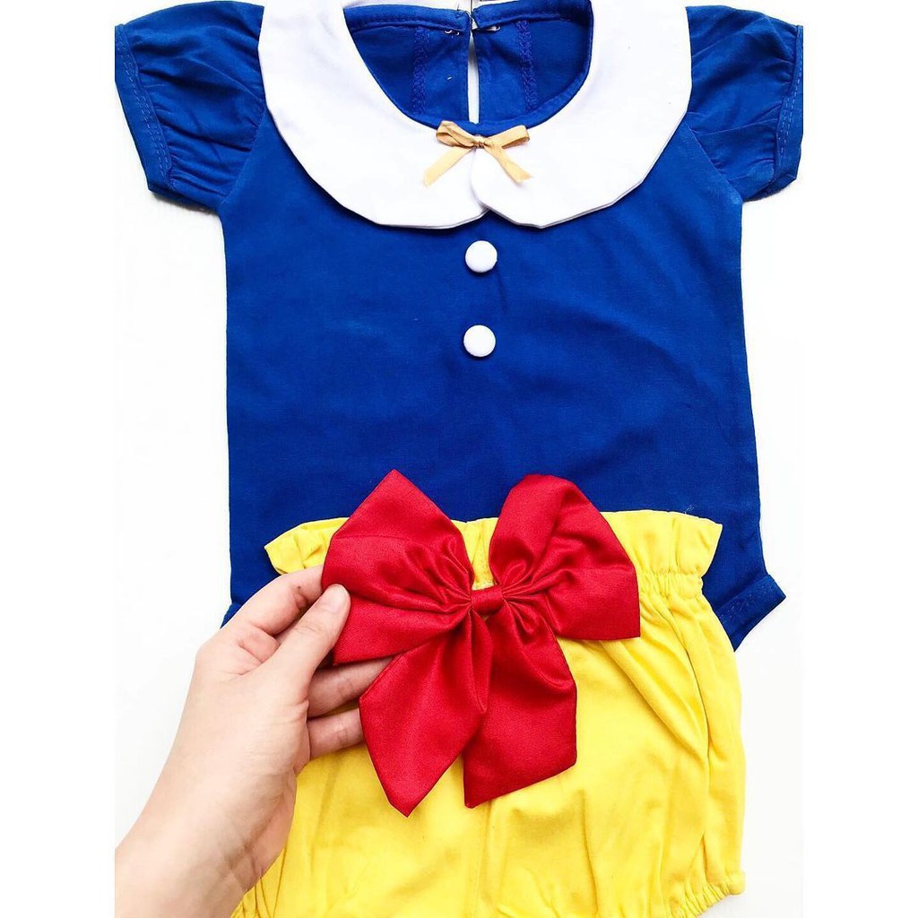 CUTE SNOW WHITE Baju Jumper Bandana Pergi Lucu Fashion Anak Bayi Perempuan Cewek Terlaris Lucu Murah