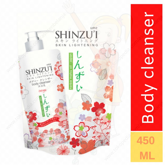 Shinzui Shinzu'i Body Cleanser Iseiya Sabun Mandi Cair 450 ml pemutih