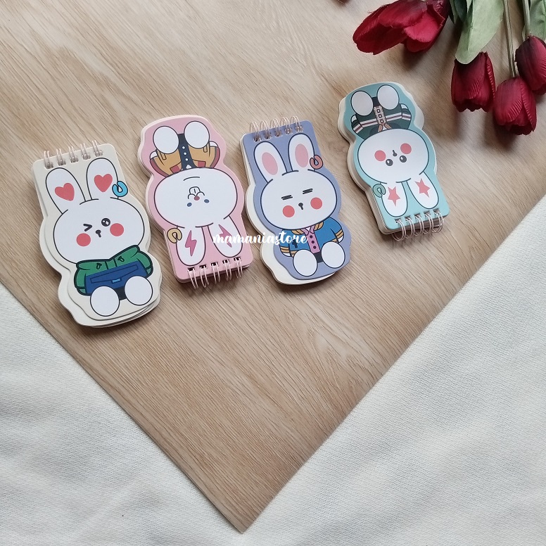 

NOTEBOOK/MINI DIARY HARD COVER KARAKTER KERTAS BERWARNA POLOS