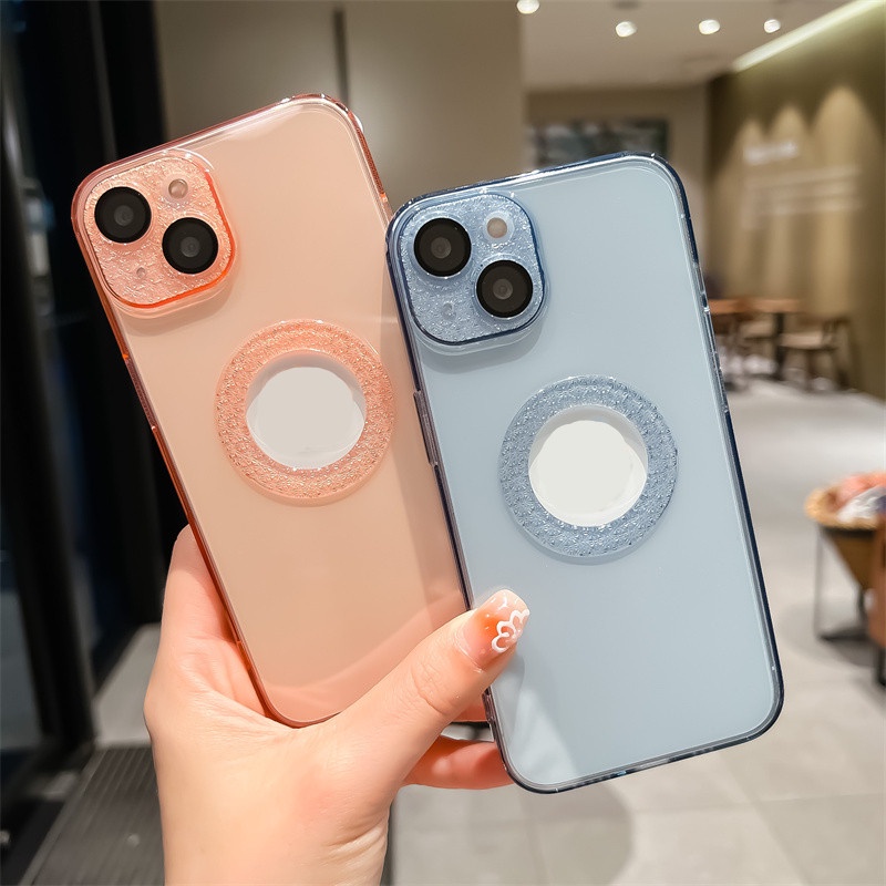 Star diamond luxury lens protector case iphone 11 pro max 12 13 pro max transparent all-inclusive TPU soft shell protective phone case