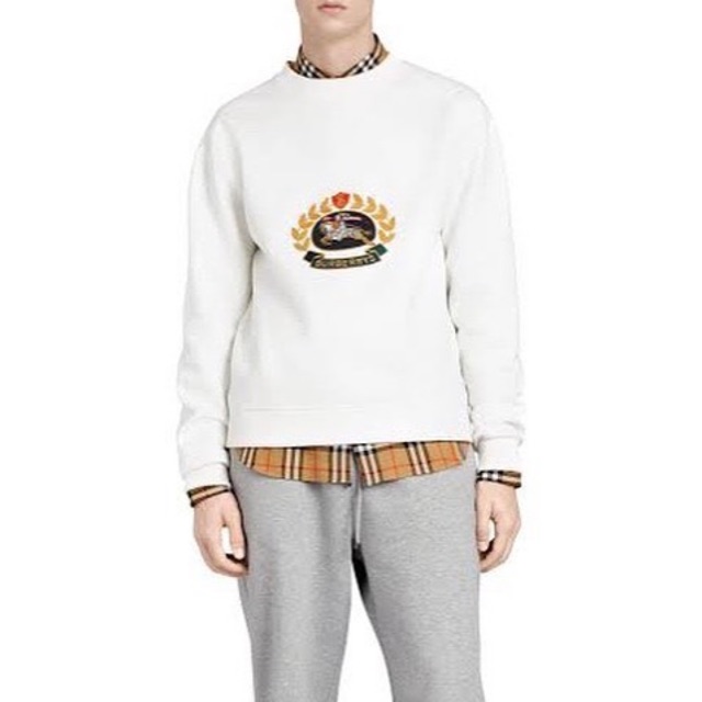 burberry sweater white