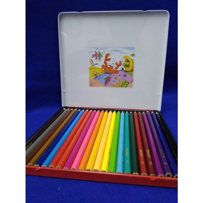 

Cantik Pensil Warna Joyko 24 Warna Cp-24Tc Kotak Kaleng Terlaris