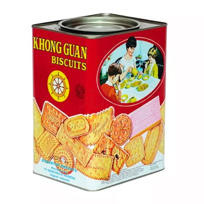 Khong Guan Merah 1600Gr Khongguan besar 1600 gr khongguan merah biskuit khongguan biscuit khong guan jajanan lebaran idul fitri lebaran kalengan jajan kaleng