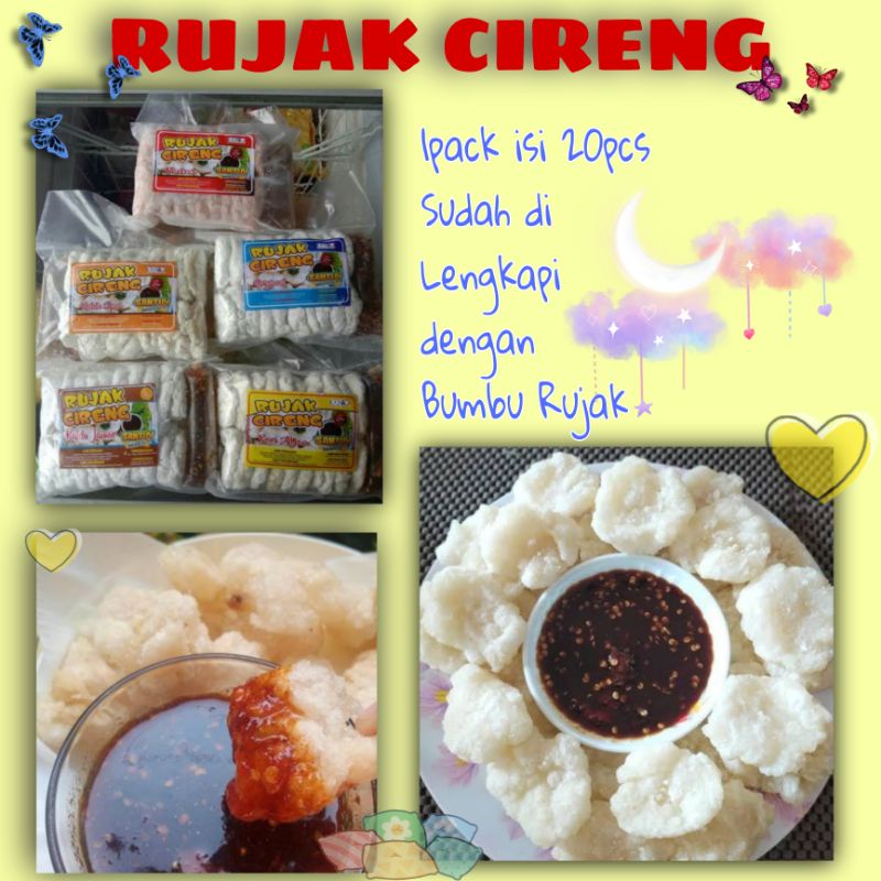 

Rujak Cireng Santuy isi 20 + Bumbu Rujak