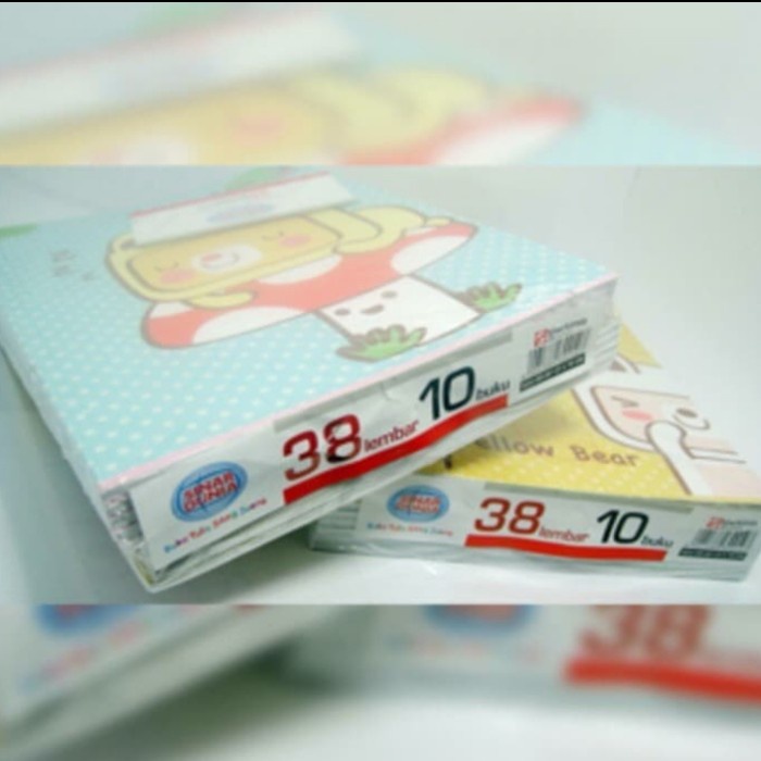 

Spesial Buku Tulis Sinar Dunia / Sidu 38Lembar (10Buku) Hemat