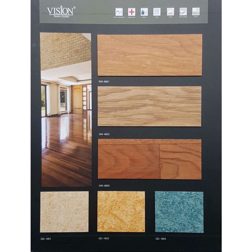 Lantai Vinyl Roll Grand Series Anti Bakteri