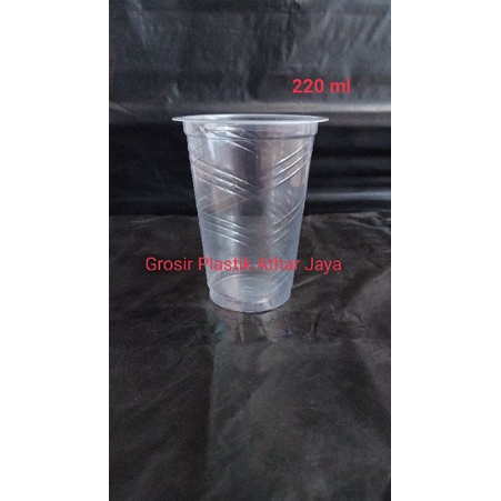 Plastik Cup 220 ml Murah / Cup Aqua / Gelas Cup Plastik / Cup Plastik / Cup Murah
