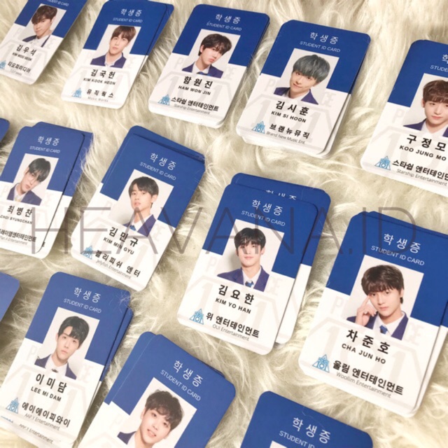 [BELI 2 GRATIS 1] PRODUCE X 101 - Student ID Photocard (POST 1