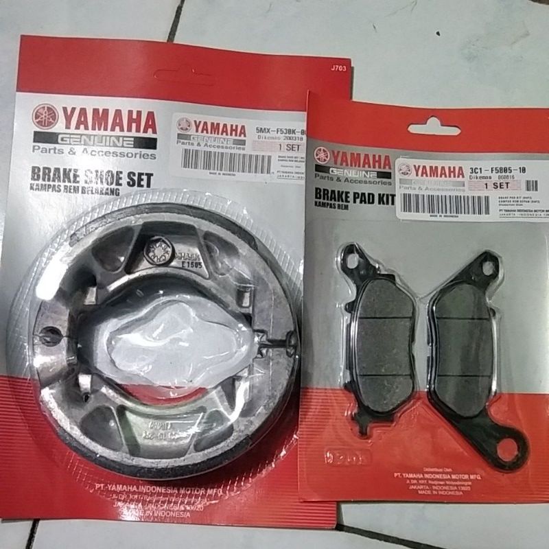 Kampas rem dpn blkng Mio sporty smile ,j,GT,soul,soul GT 115cc,Xeon ,x ride,vixion