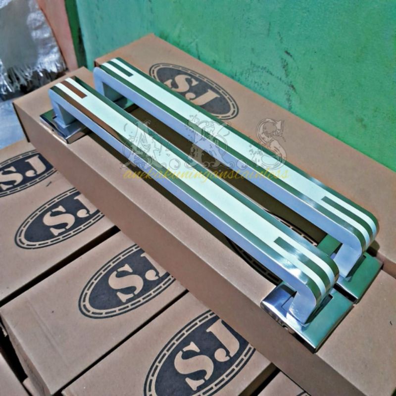 [ HIGH QUALITY ]Handle Pintu Rumah Minimalis 33cm 45cm / Tarikan Pintu Rumah Stainless 100% ORI