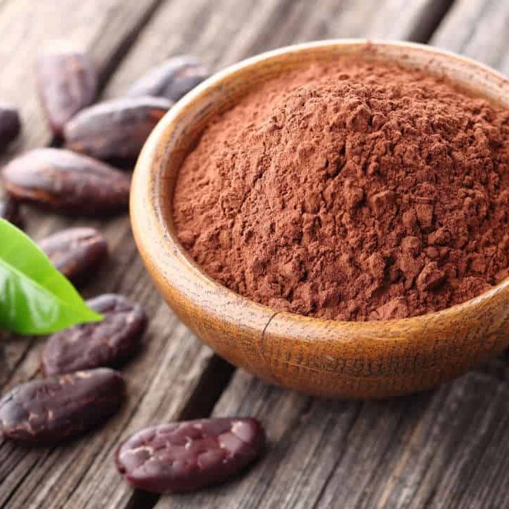 Bubuk COKLAT Murni dari biji KAKAO warna chocolate gelap bisa untuk dibuat minuman cokelat