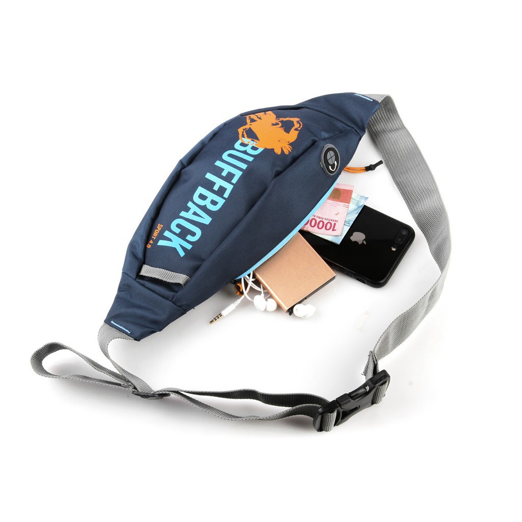 Tas WaistBag Pria Buffback Cycling