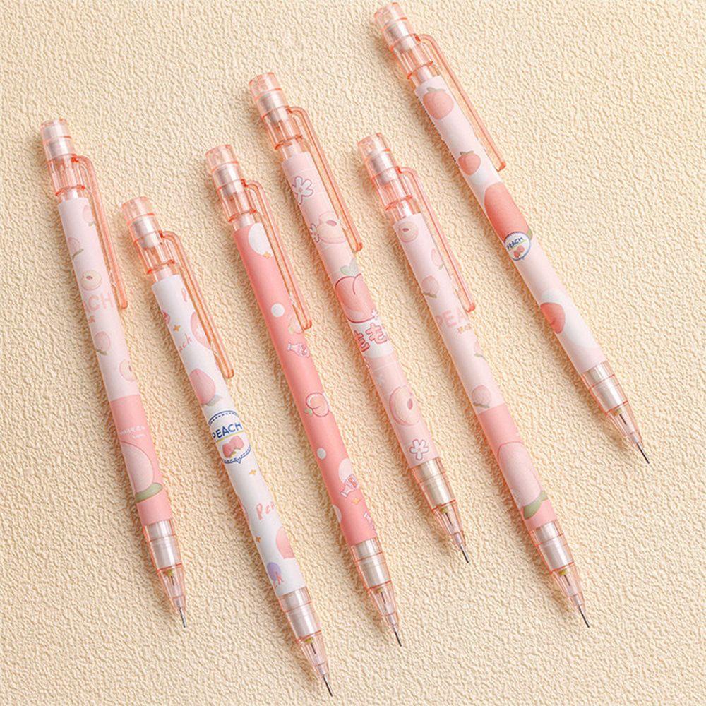 Lanfy Pensil Mekanik 0.5mm Warna Pink Untuk Stationery Sekolah