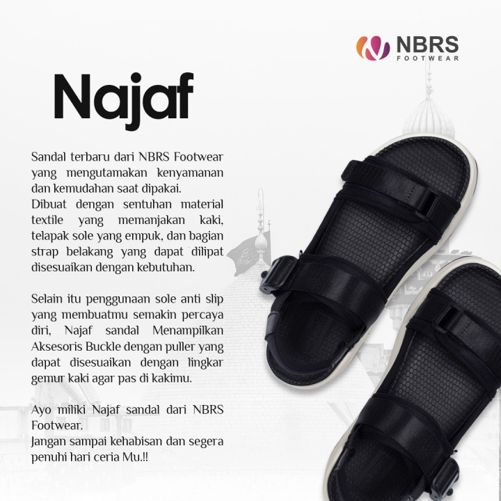 Nibras Footwear Najaf Sepatu Sandal Casual Pria Wanita