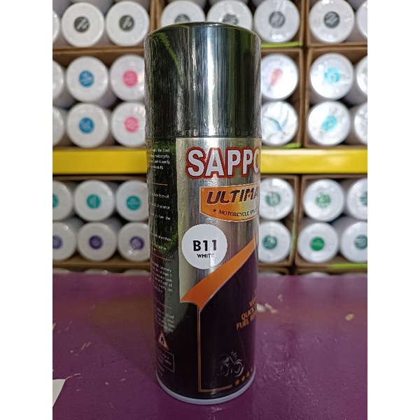 

B11-White Sapporo Ultimate Paint/Cat Semprot Sapporo/Pilok