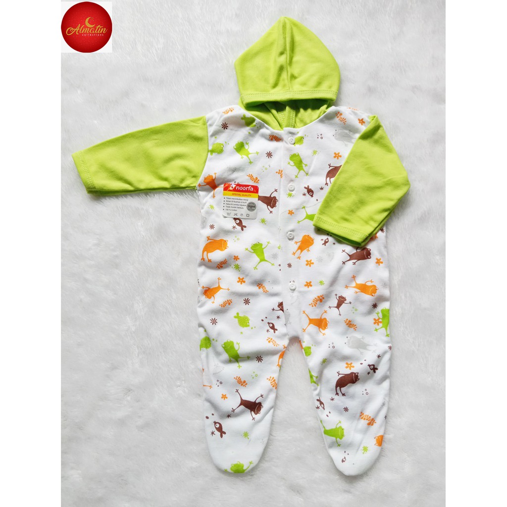 Pakaian Bayi 3 Pcs / Jumper Panjang Bayi Newborn / Sleepsuit Jumper Panjang Bayi Tutup Kaki 3 Stel