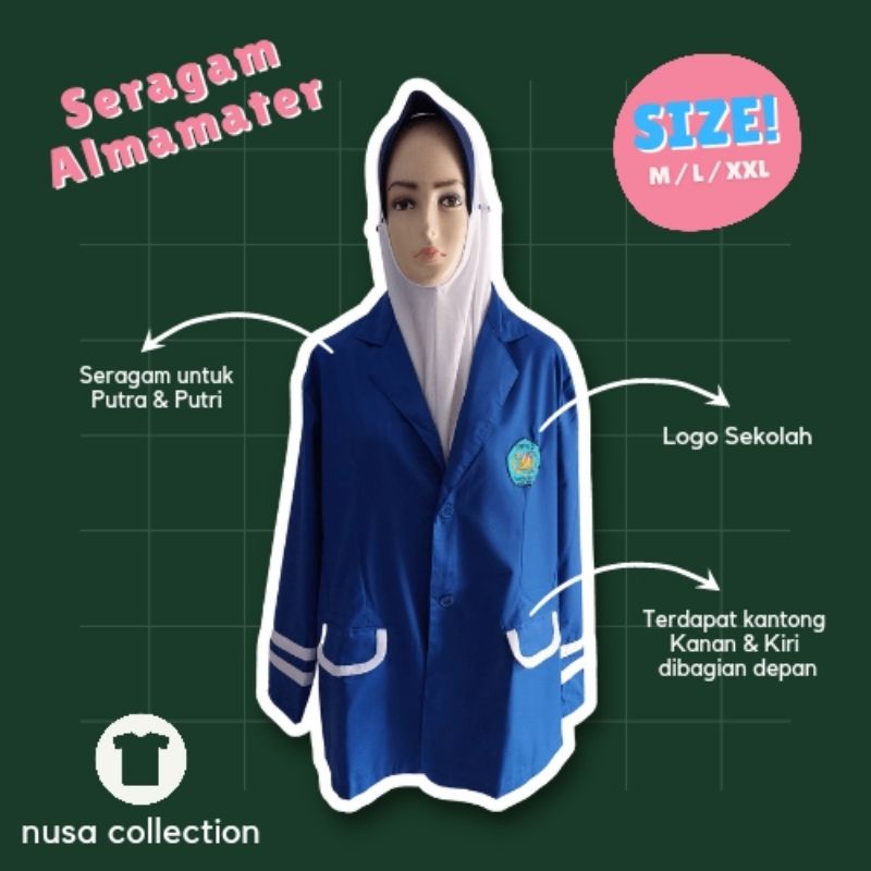 Seragam Almamater SMPN 5 Tamsel (Putra & Putri)