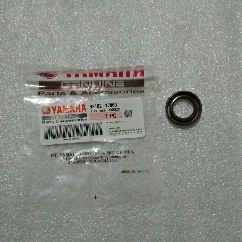 seal gardan Mio original kode part 93102 17803