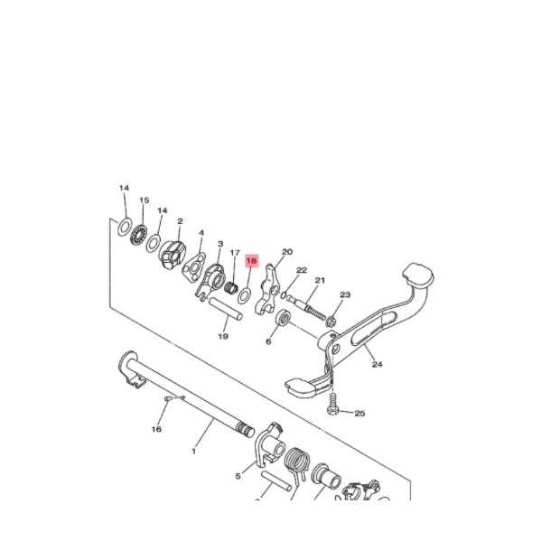 washer plate ring perseneling operan gigi alfa force 1 f1zr crypton vega r jupiter z mx 135 ORIGINAL YGP 90201-126A7