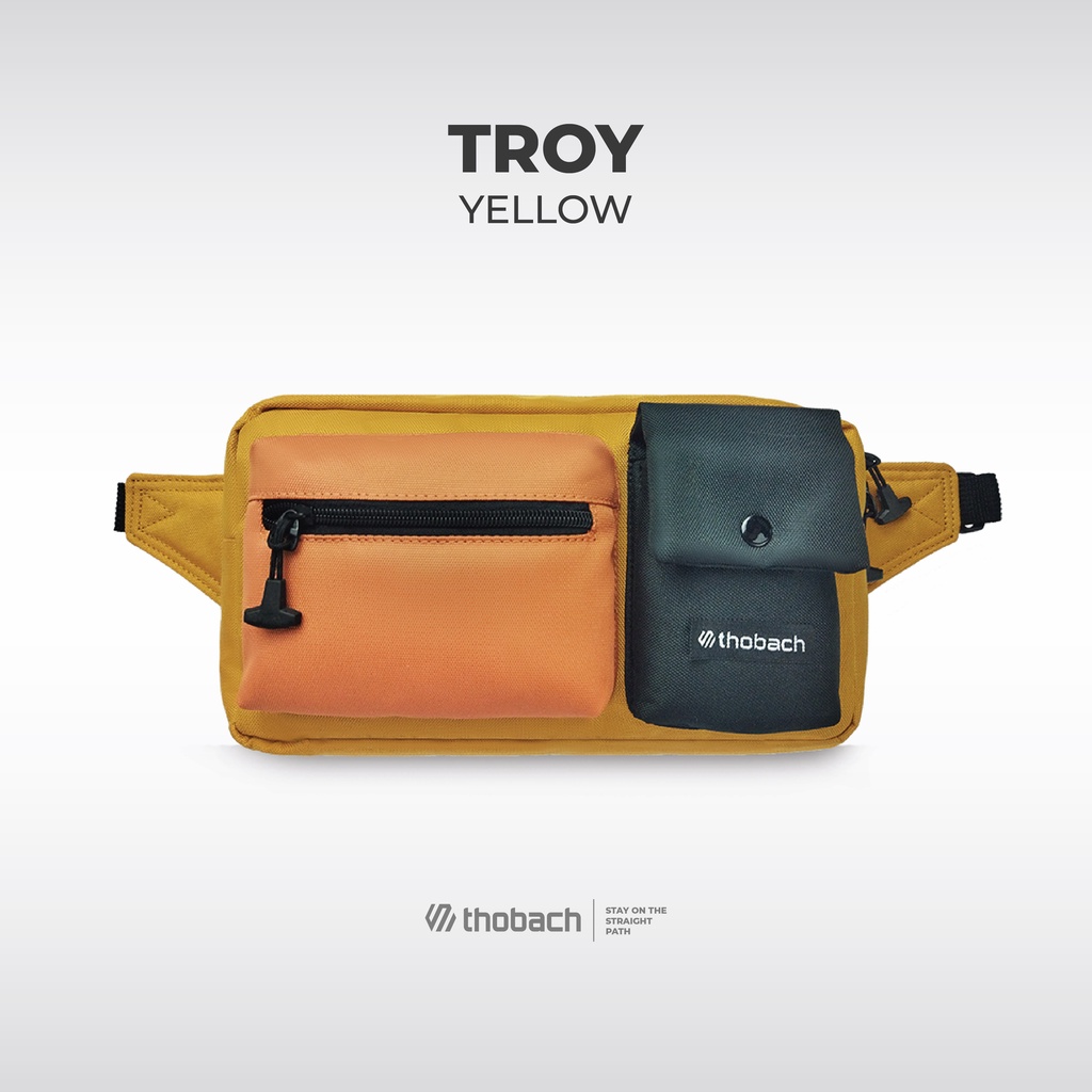 WAISTBAG/TAS SLEMPANG/TAS BAHU PRIA WANITA ANTI AIR(WATERPROOF) TROY THOBACH ORIGINAL