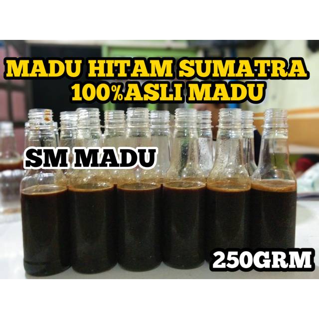 

Madu hitam Asli palembang Berat 250gr