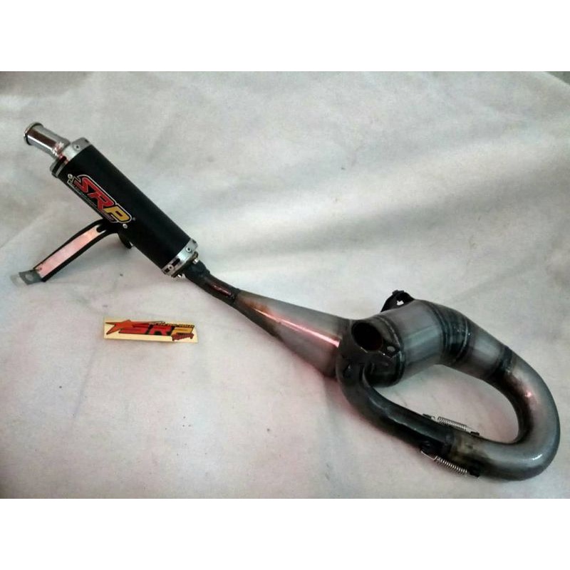 knalpot Racing Vespa SRP Kanan Tune up/Kompetisi Slincer Carbon