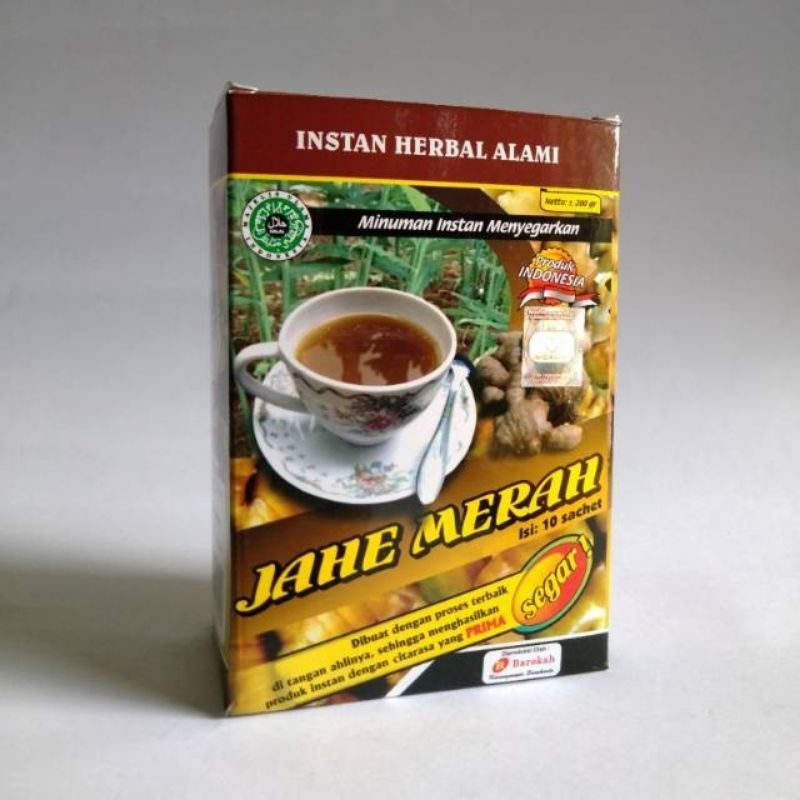 

Minuman Instan Herbal Alami Jahe Merah @ 10 sachet Alghuroba