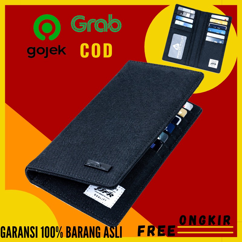 DOMPET PRIA KULIT LIPAT LAKI LAKI KARTU ATM DAN UANG DOMPET KULIT PRIA ASLI 15 SLOT TIPIS PANJANG 27