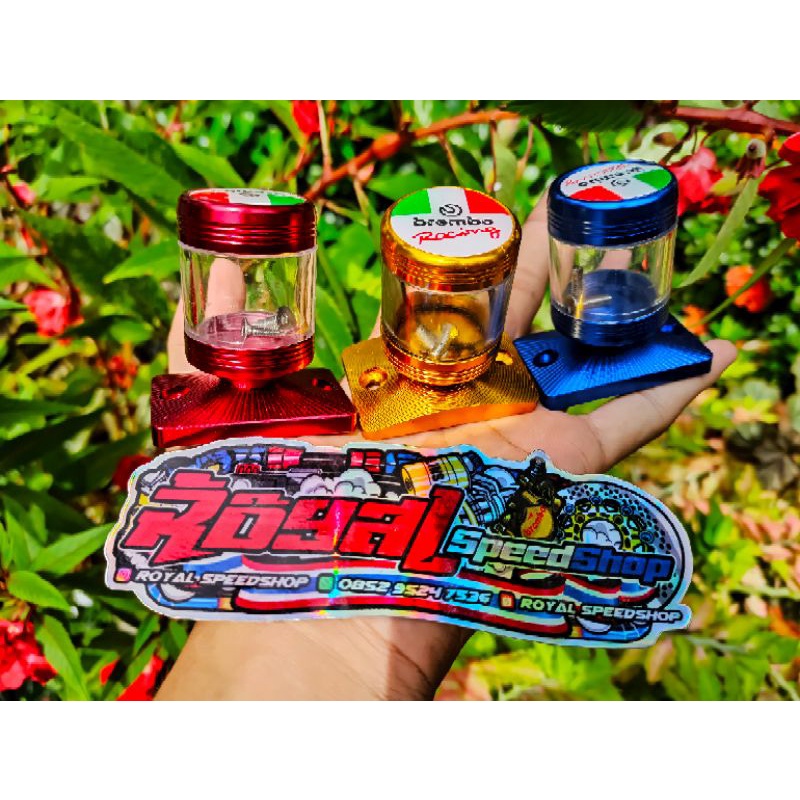 Tabung Tutup Minyak Master rem brembo Bening Vixion Fu Rx King Mio Scorpio PCX CBR Sonic Xabre