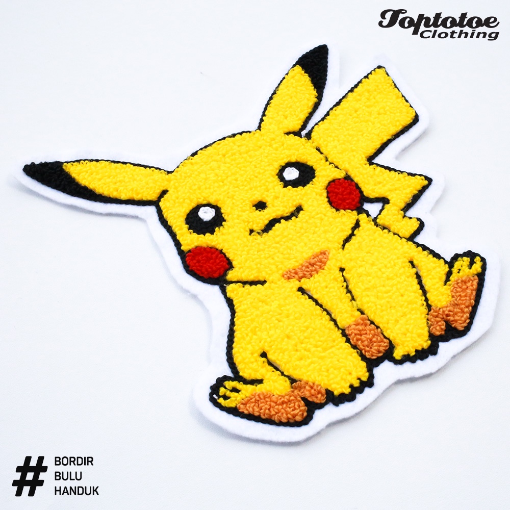 Aplikasi Patch Chenille Embroidery Custom Design Suka Suka