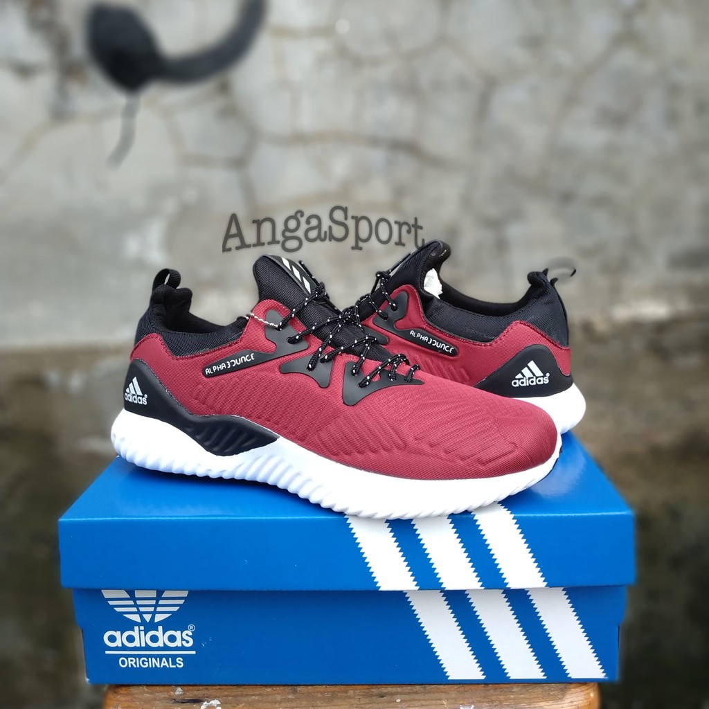 SEPATU PRIA ADIDAS ALPHABOUNCE BEYOND RUNNING SEPATU SENAM COWOK CEWEK MADE IN VIETNAM PREMIUM