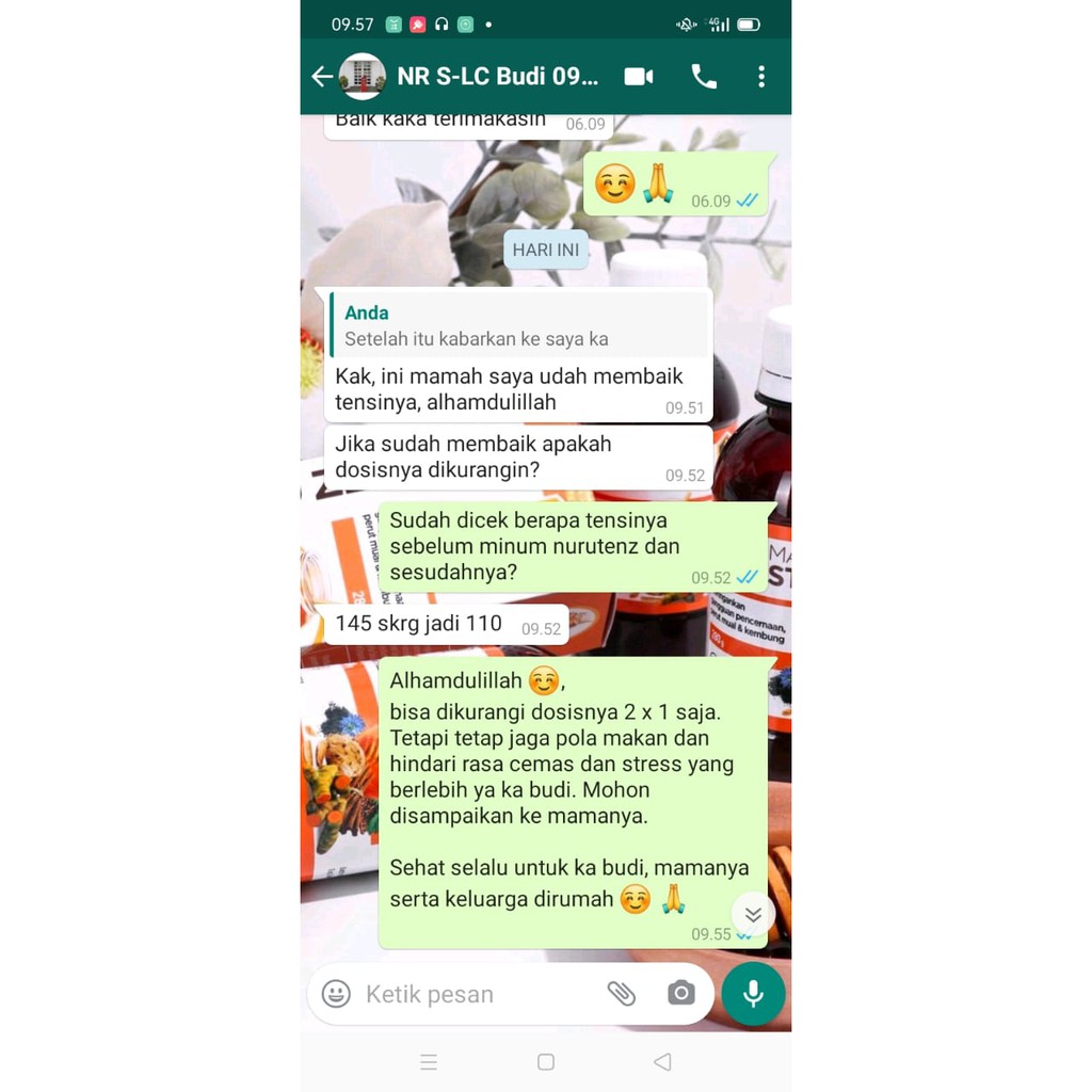 Madu NURUTENZ Asli Obat Darah Tinggi Hipertensi Original Menjaga Kesehatan Jantung 280 gram