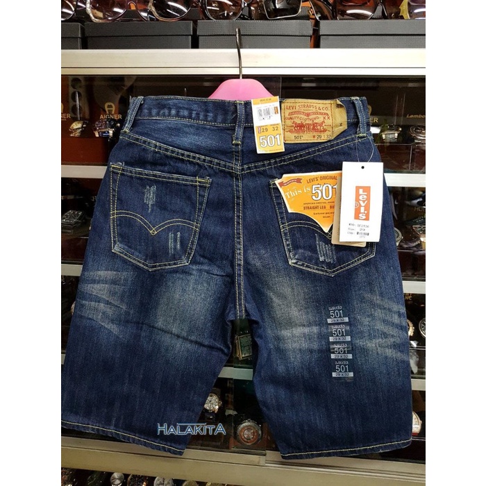 Sale Celana Jeans Levis 501 / Original Usa / Pendek / Blue Wash Trendi
