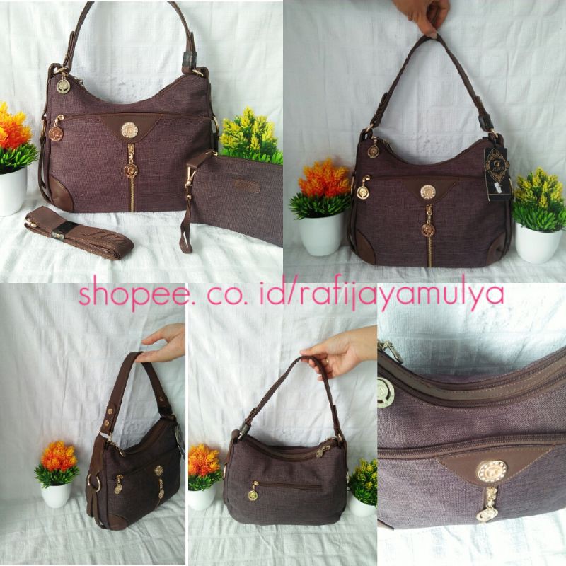 [2 in 1] Tas Fashion Wanita IMPORT by JUNFA [ORIGINAL]