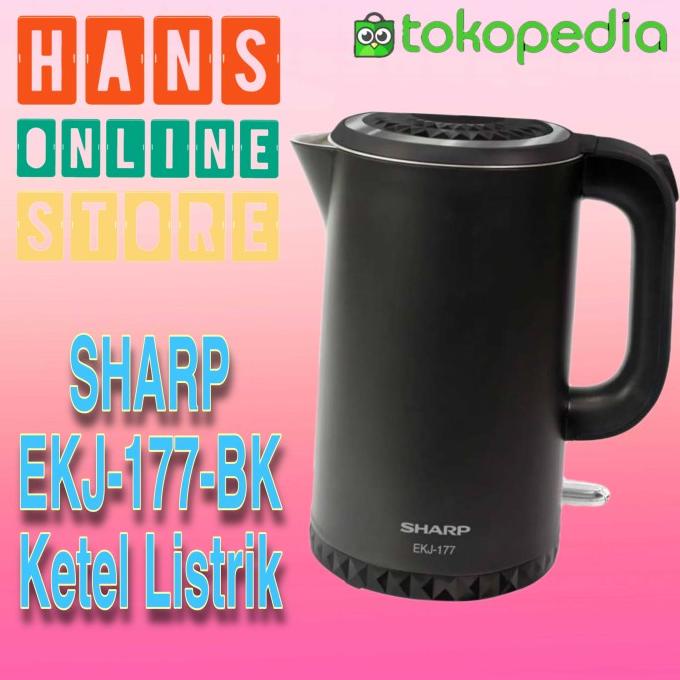 SHARP EKJ-177-BK Kettle Electric - Hitam